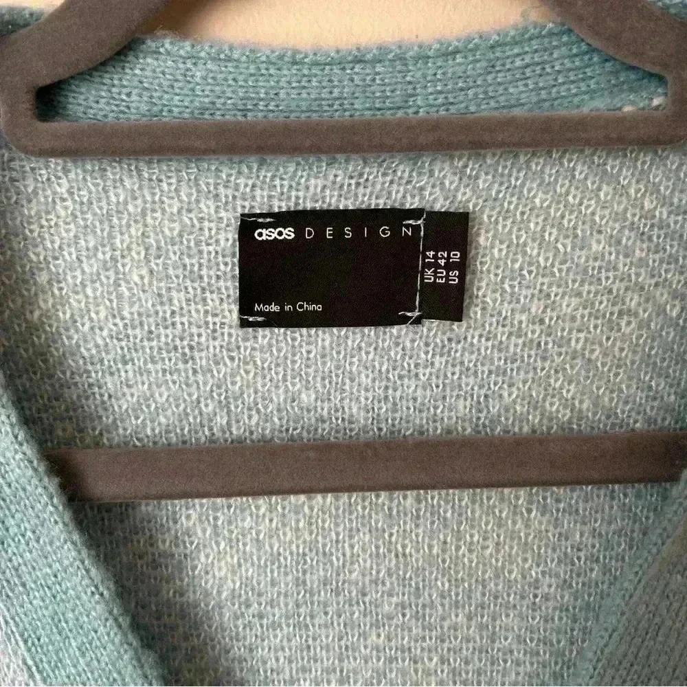 Nwot Asos Design Swirl Pattern Button Front Cropp… - image 5